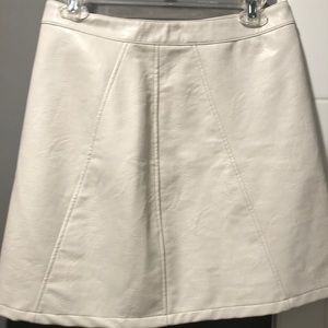 Zara basics vegan leather mini skirt. Size M